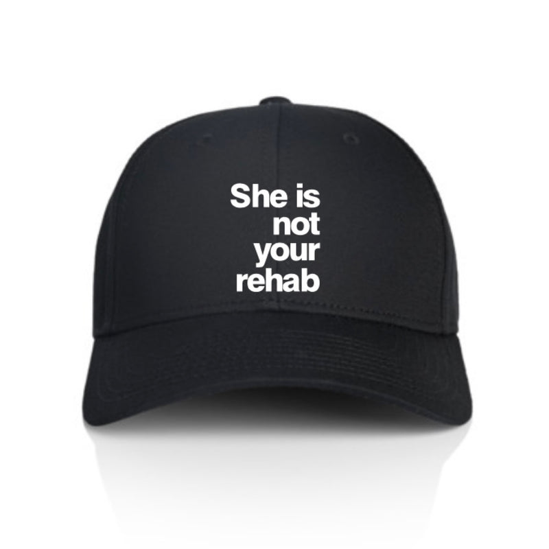Cap "She is not your Rehab" I black