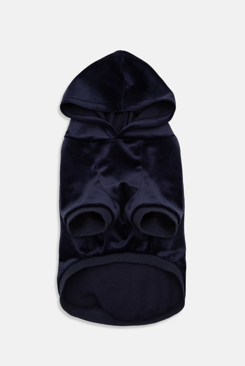 Tier-Hoodie "Dude Where's My Couture" I blue depths