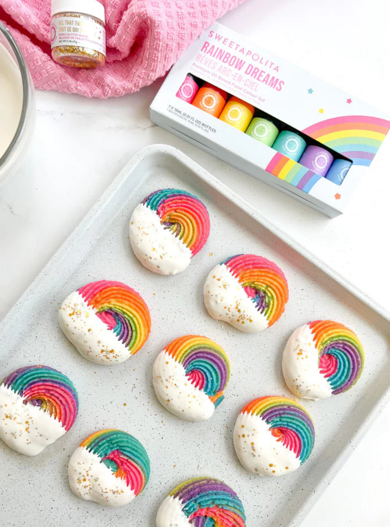Lebensmittelfarben "Rainbow Dream" I 7er Pack