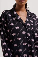 Pyjama "Estelle & Nolan" I black/pink