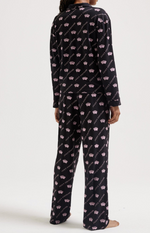 Pyjama "Estelle & Nolan" I black/pink