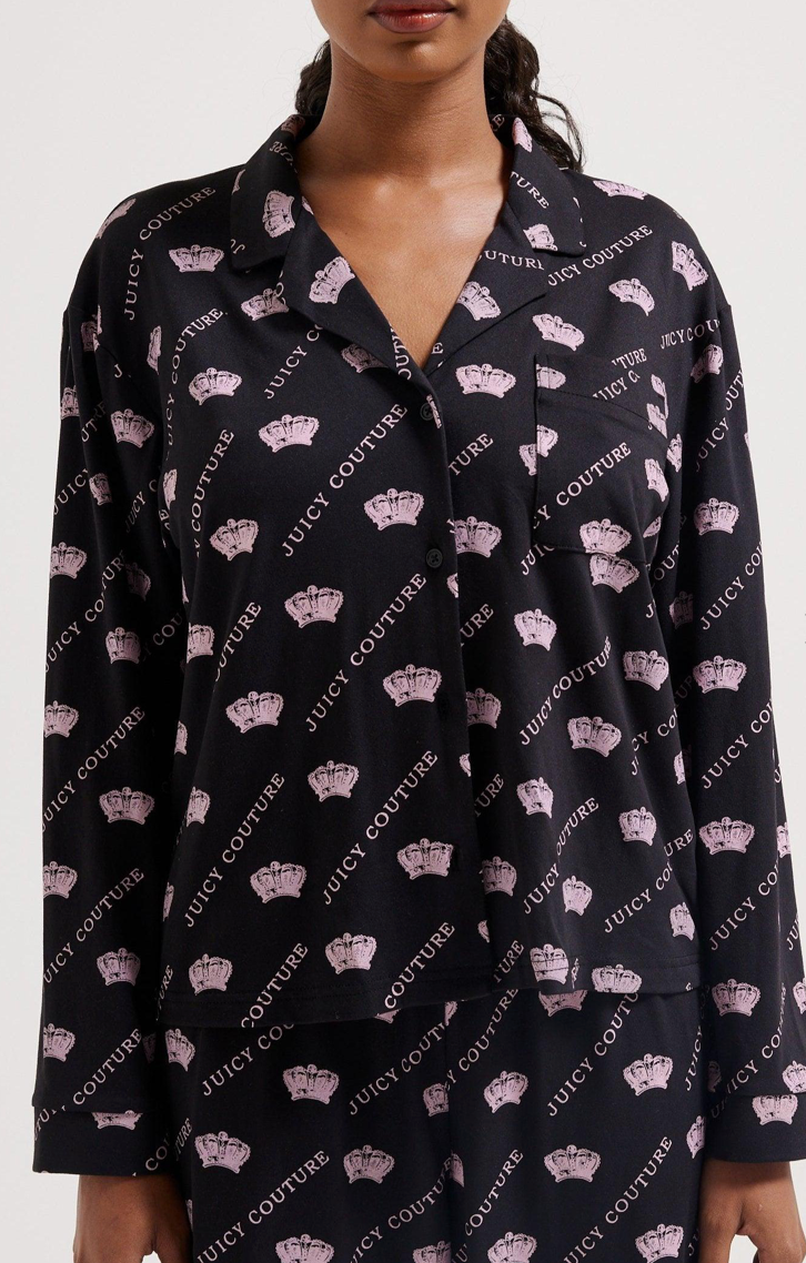 Pyjama "Estelle & Nolan" I black/pink