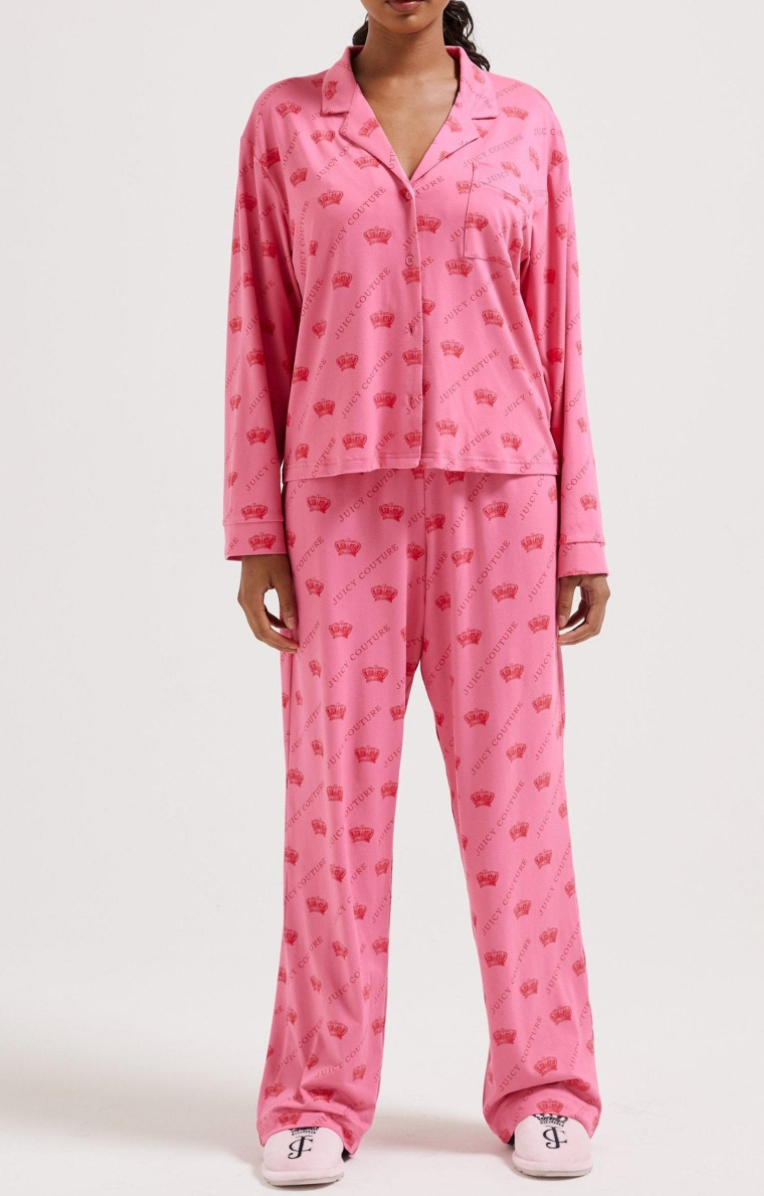 Pyjama "Estelle & Nolan" I pink/red (2er Set)