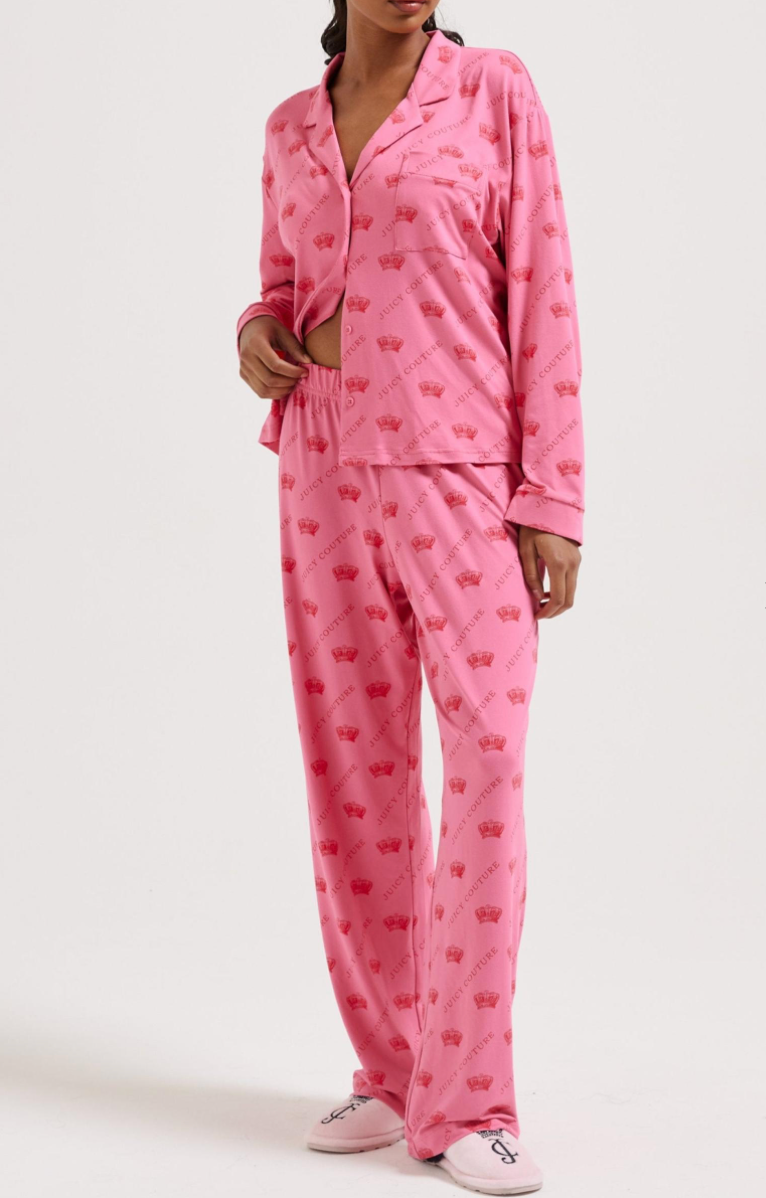 Pyjama "Estelle & Nolan" I pink/red (2er Set)