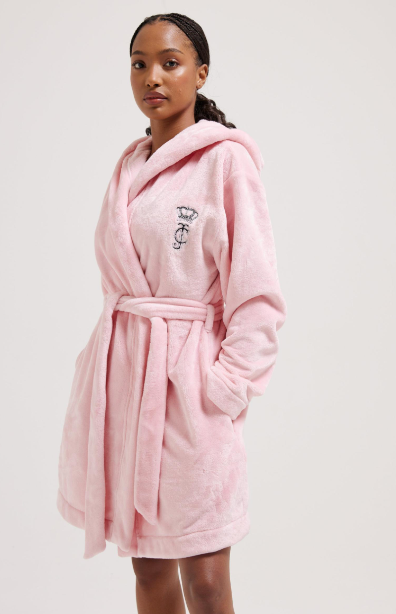 Bademantel "Crown Plush" I almond blossom