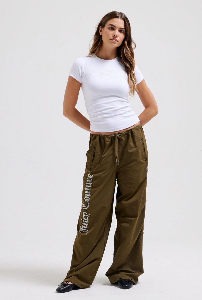 Pant "Aya Parachute" I dark olive