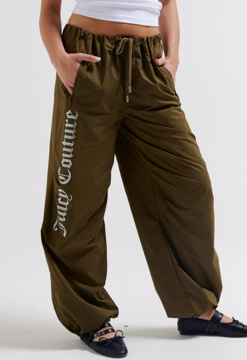Pant "Aya Parachute" I dark olive