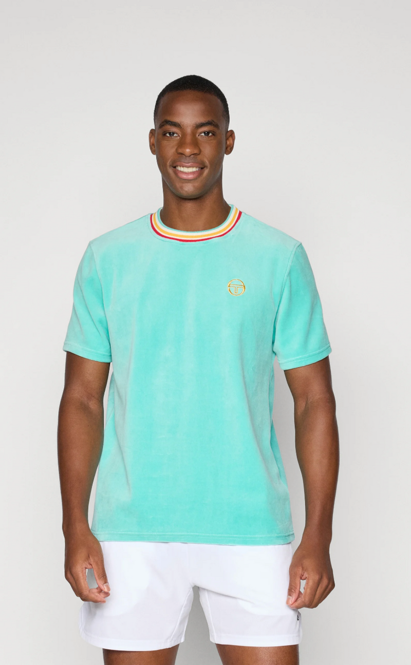 T-Shirt "Slice" I pool blue