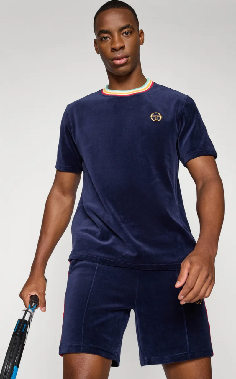 T-Shirt "Slice" I maritime blue