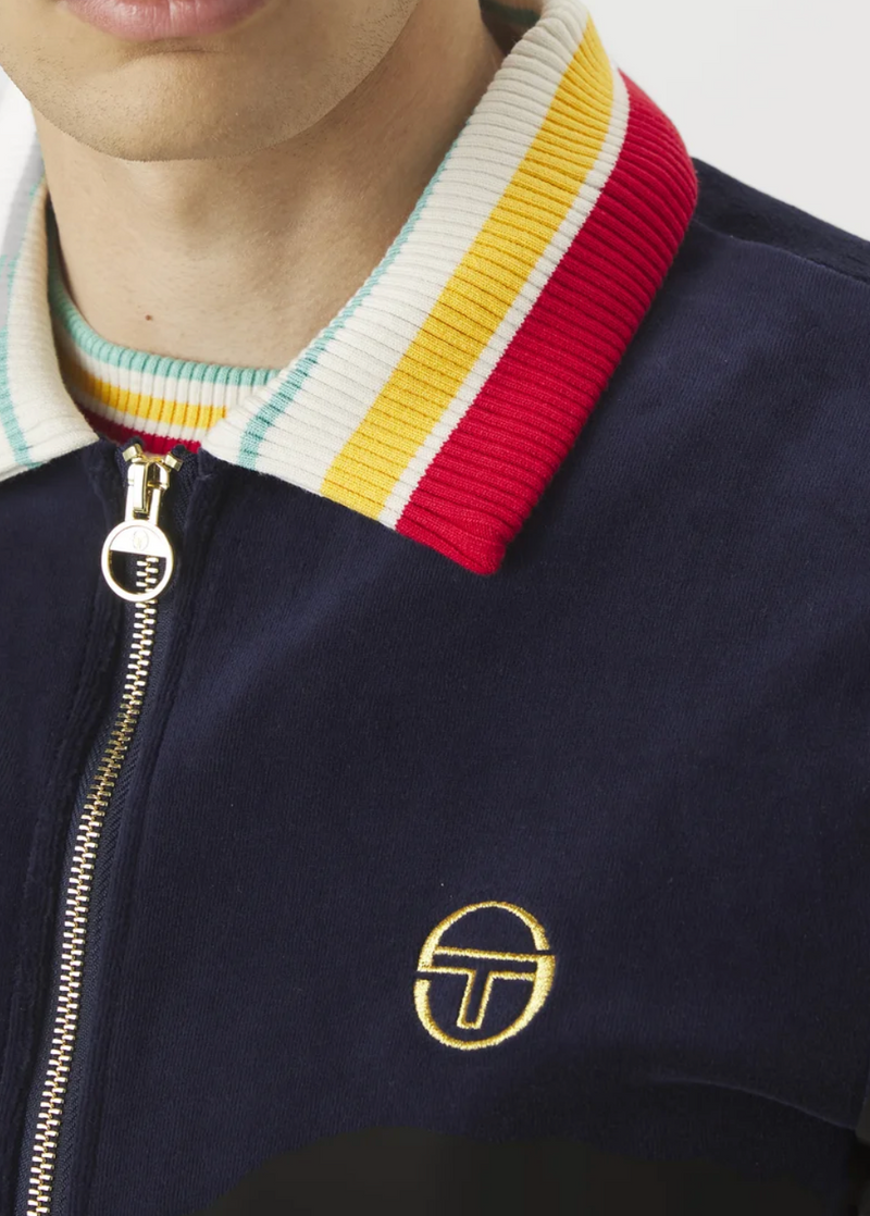 Track Jacket "Slice" I maritime blue