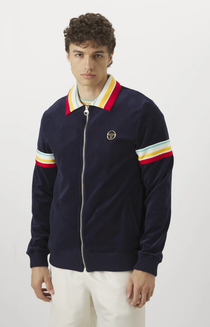 Track Jacket "Slice" I maritime blue
