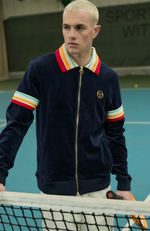 Track Jacket "Slice" I maritime blue