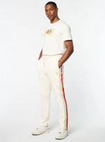 Trainerhose "Slice" I gardenia gold