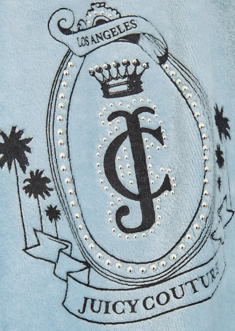 Pant "Palm Tree Crest" Caisa I dusk blue