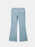 Pant "Palm Tree Crest" Caisa I dusk blue