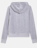 Hoodie "Robertson" I silver marl