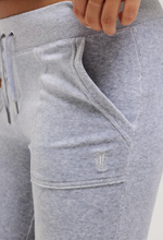 Pant "Layla" I silver marl