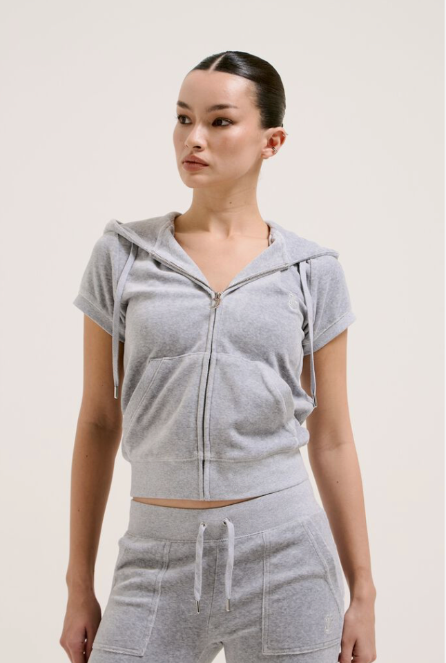 Hoodie "Chadwick" I silver marl