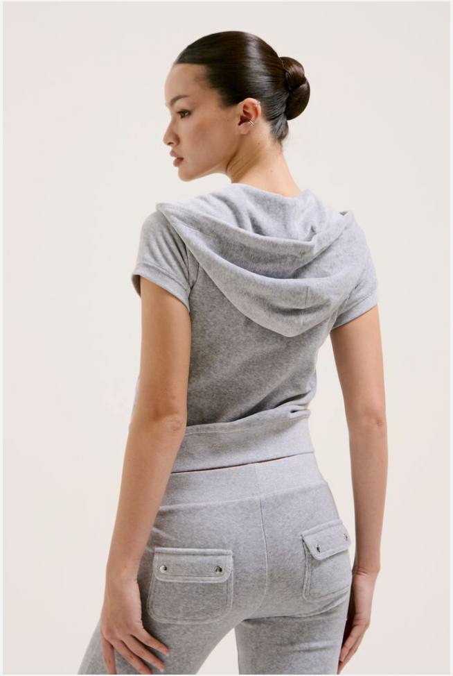 Hoodie "Chadwick" I silver marl