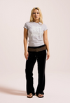T-Shirt "Hilton" I silver marl
