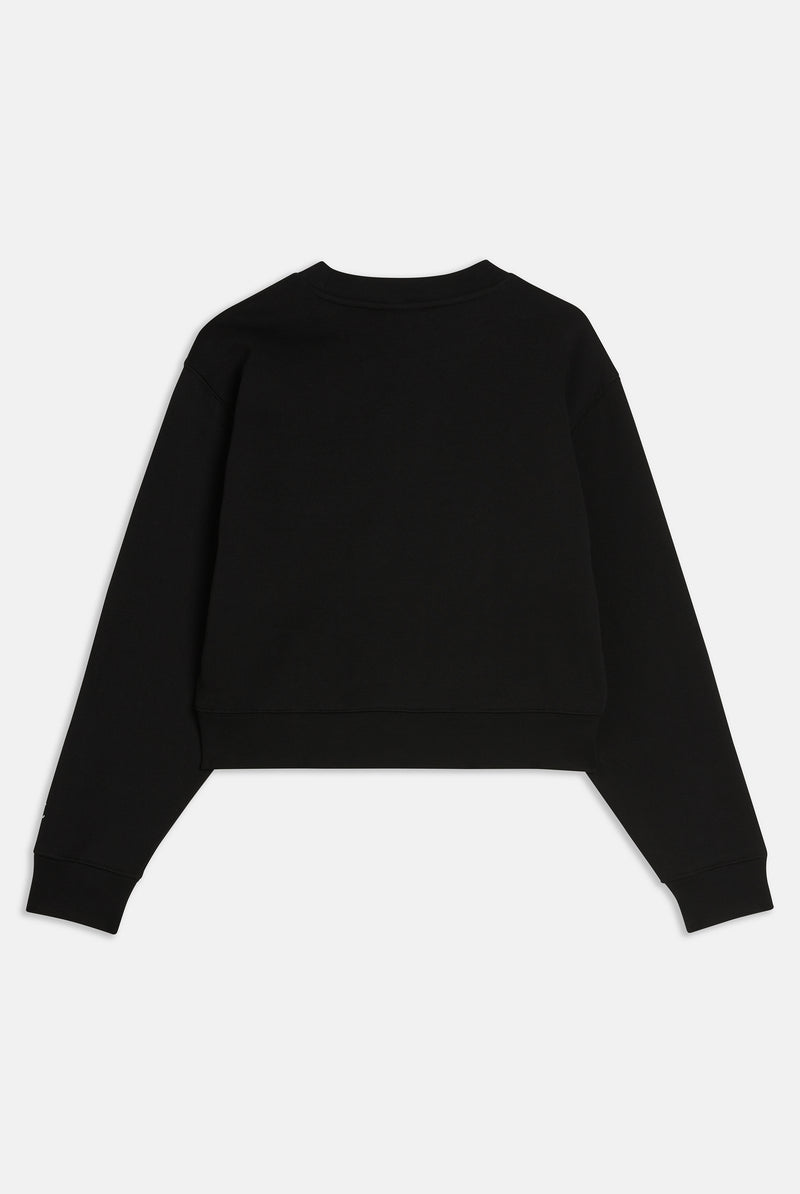 Sweater "Cristabelle" I black mit Strasssteinchen