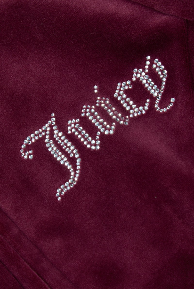 Hoodie "Morgan Cross" I tawny port