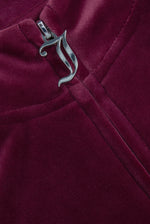 Hoodie "Morgan Cross" I tawny port