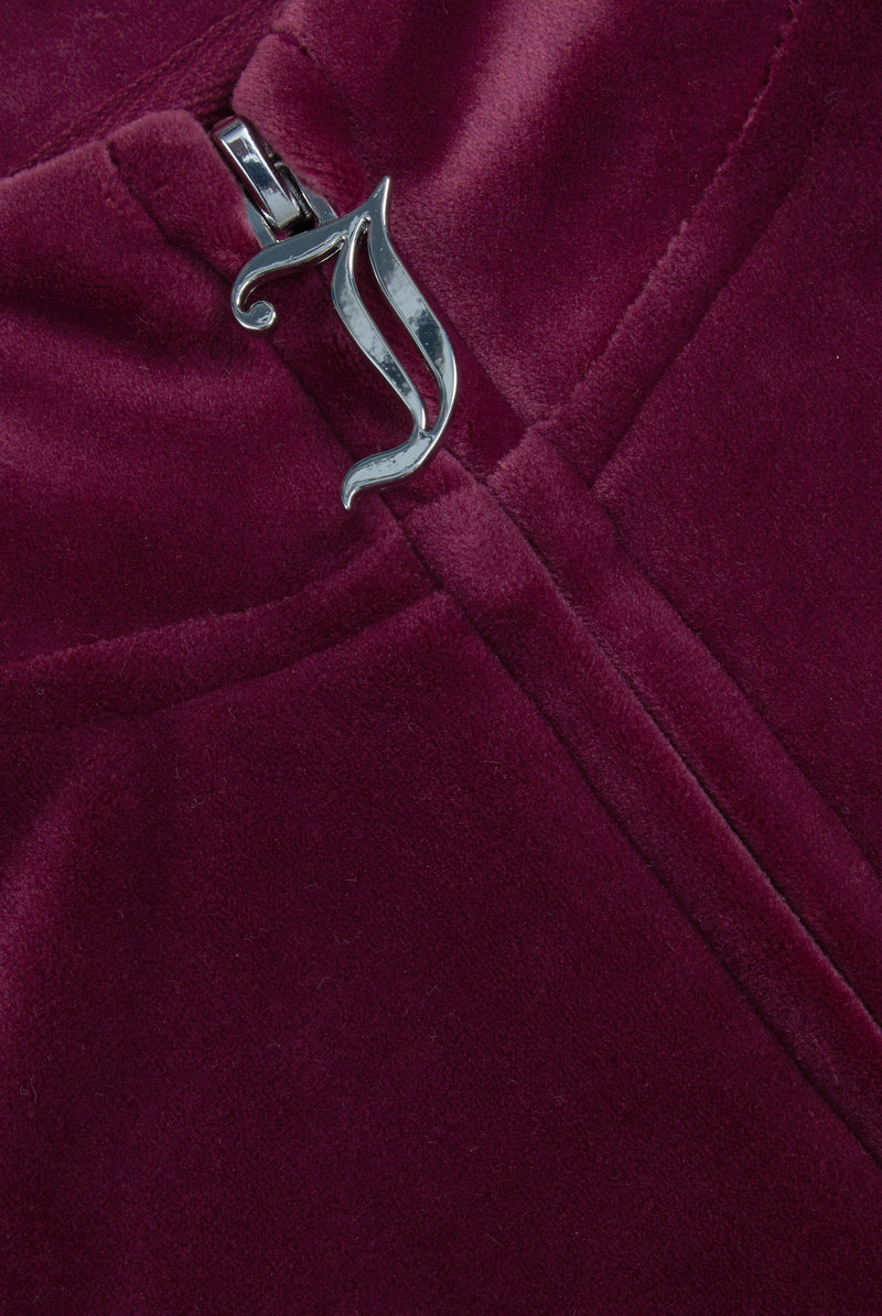 Hoodie "Morgan Cross" I tawny port