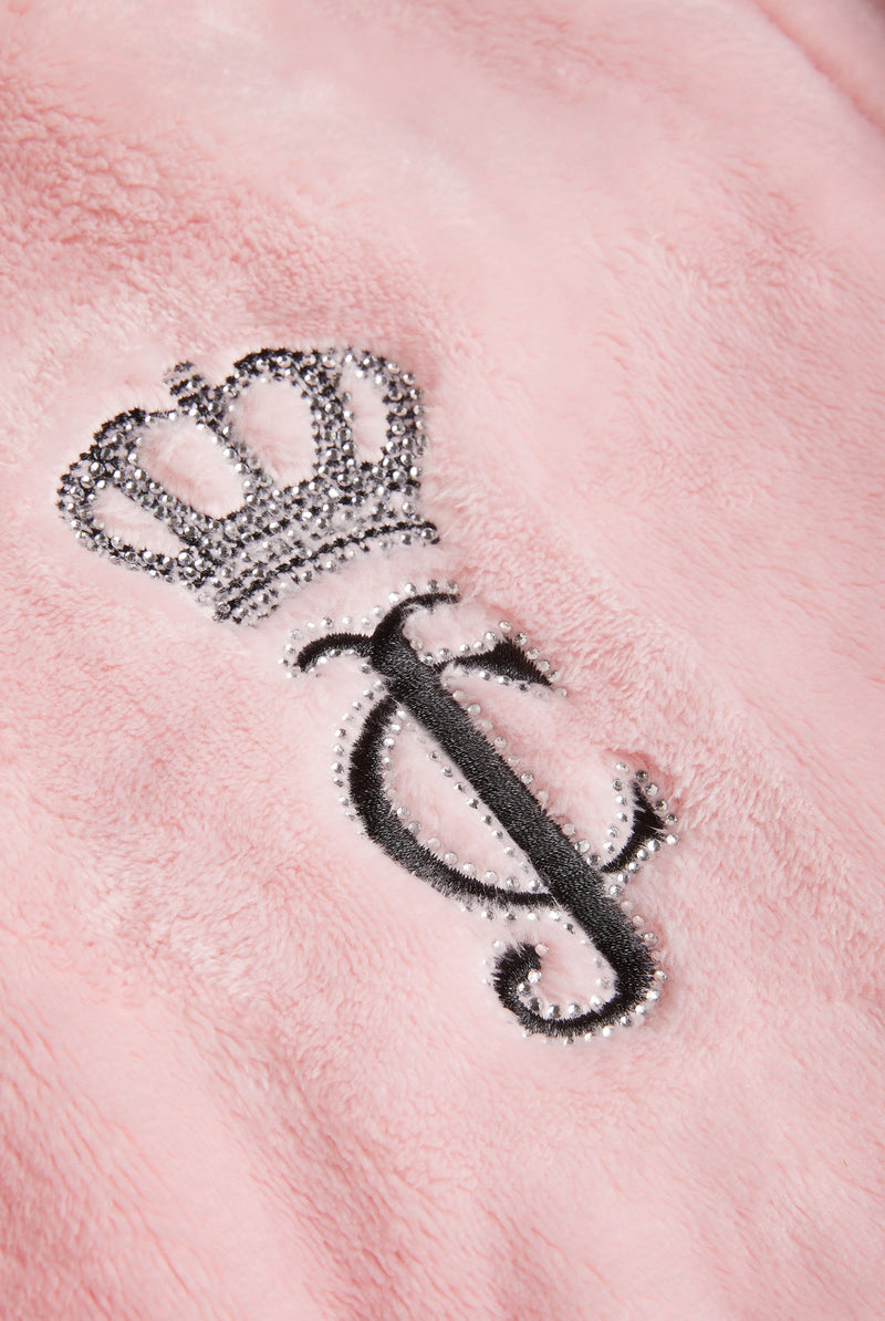 Bademantel "Crown Plush" I almond blossom