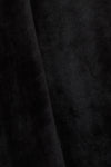 Bademantel "Crown Plush" I black