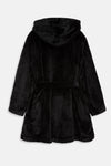 Bademantel "Crown Plush" I black
