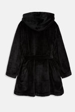 Bademantel "Crown Plush" I black