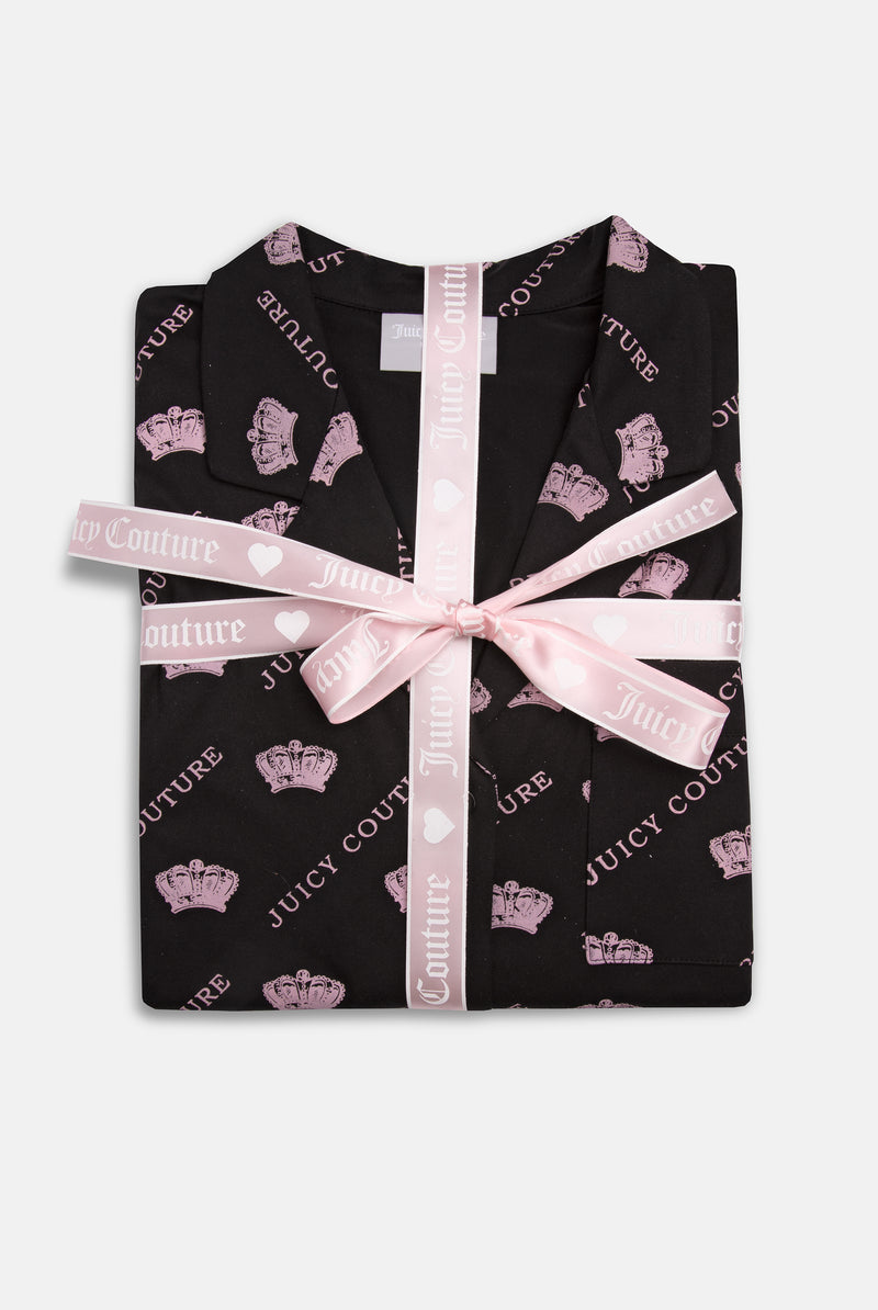 Pyjama "Estelle & Nolan" I black/pink