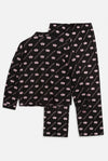 Pyjama "Estelle & Nolan" I black/pink