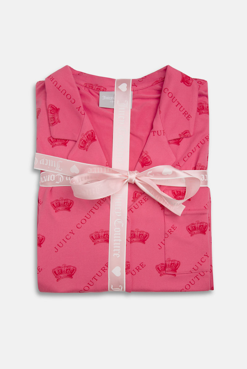 Pyjama "Estelle & Nolan" I pink/red (2er Set)