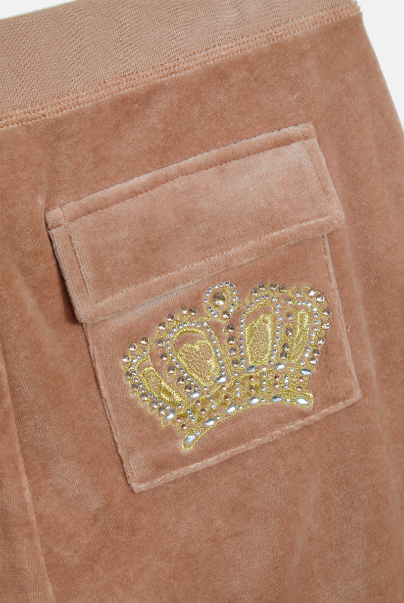 Pant "Caisa Crown" I cafe au lait