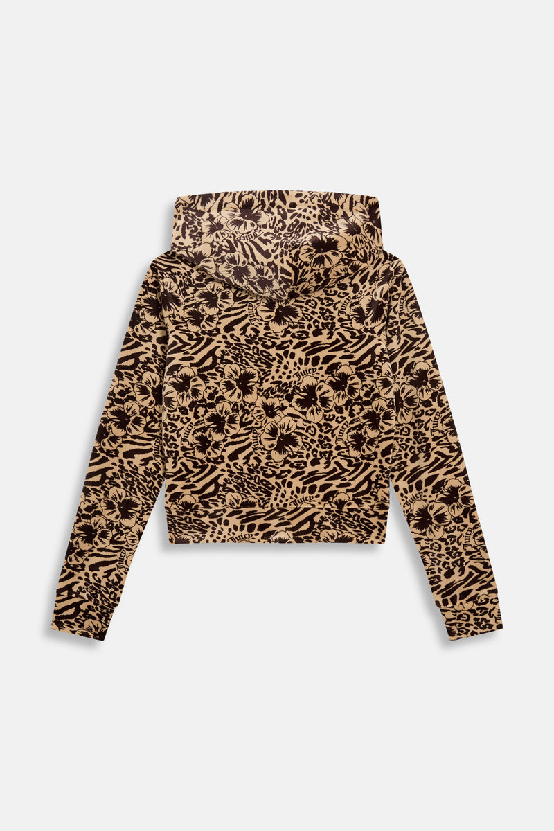 Hoodie "Hibiscus AOP" Madison I AOP