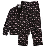 Pyjama "Estelle & Nolan" I black/pink