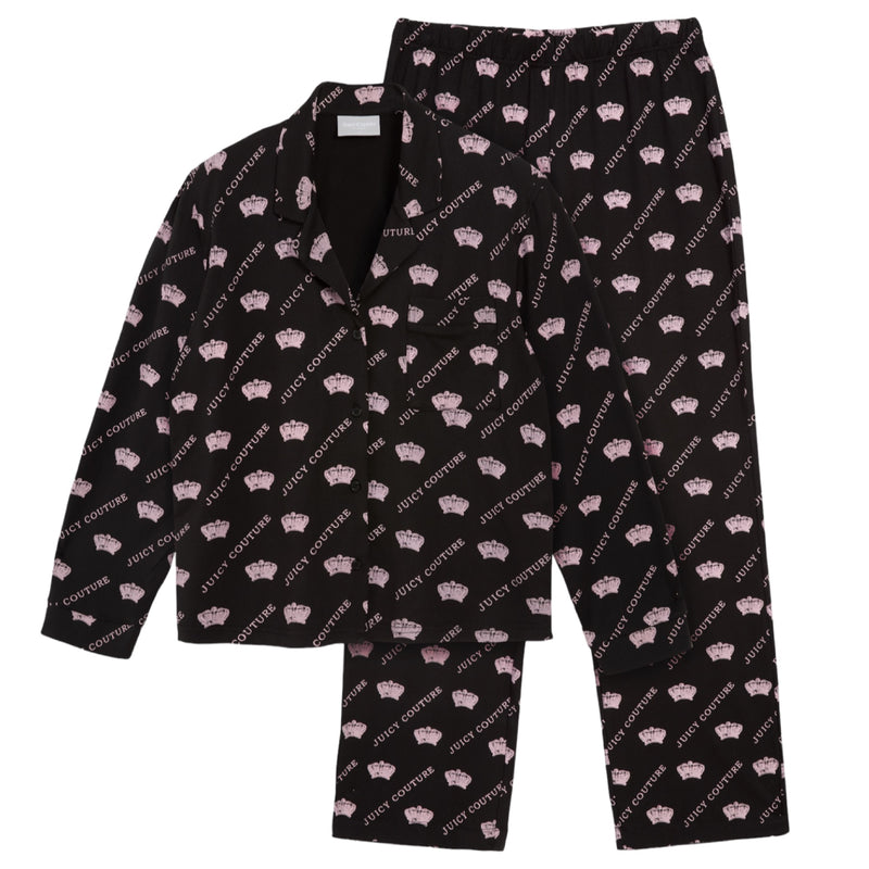 Pyjama "Estelle & Nolan" I black/pink