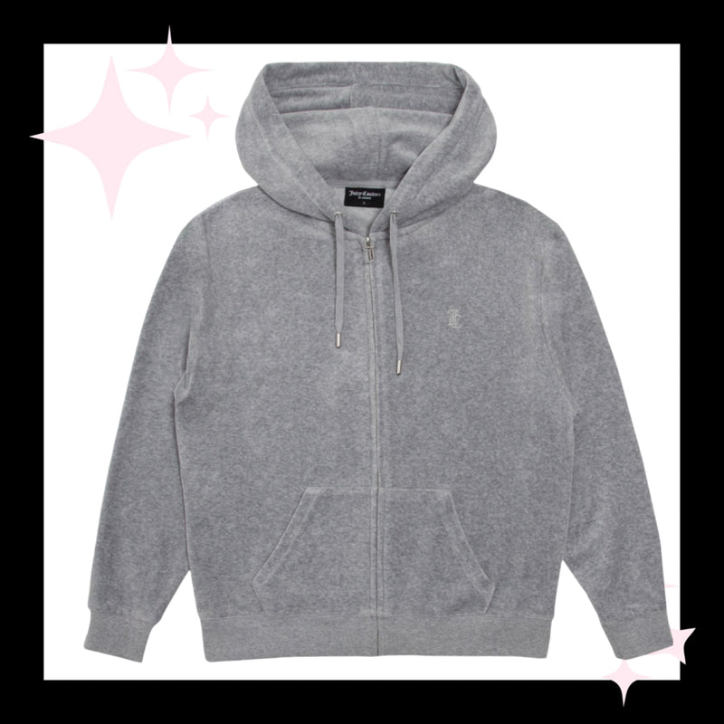 Hoodie "Halan" I silver marl