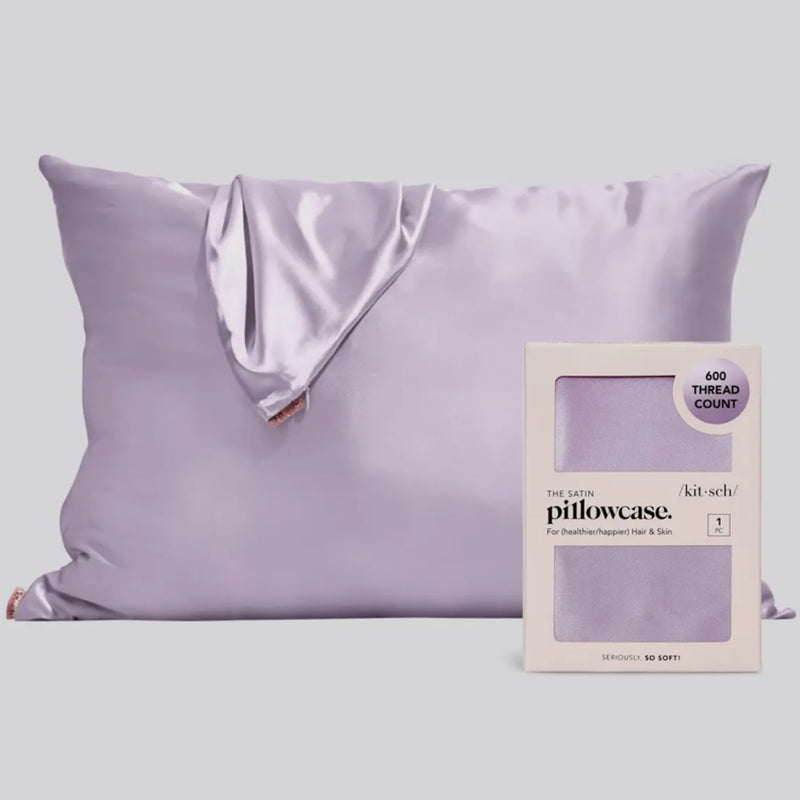 Kissenbezug "Satin" I lavendel
