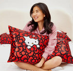 Kissenbezug "Satin" I Hello Kitty red