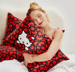 Kissenbezug "Satin" I Hello Kitty red