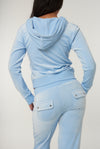 Hoodie "Robertson" I powder blue