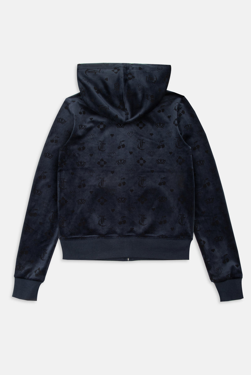 Hoodie "Madison Monogram" I night sky