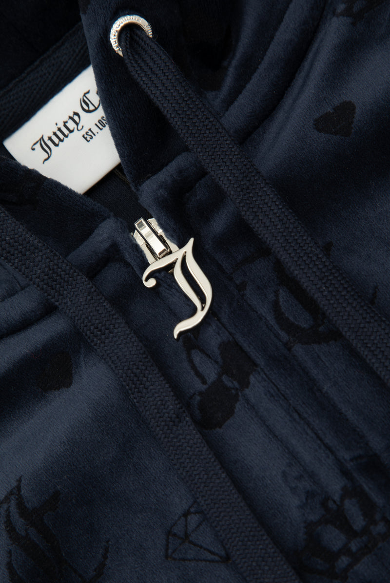 Hoodie "Madison Monogram" I night sky