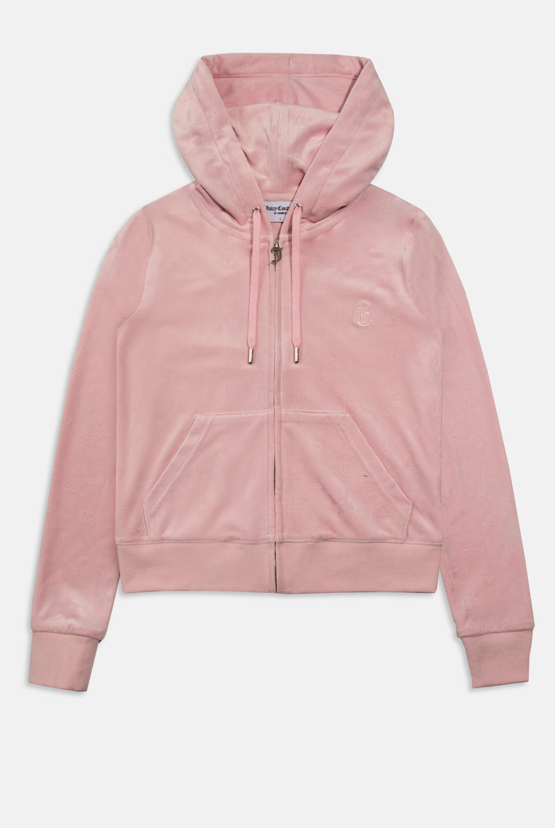 Hoodie "Madison Monogram" I almond blossom