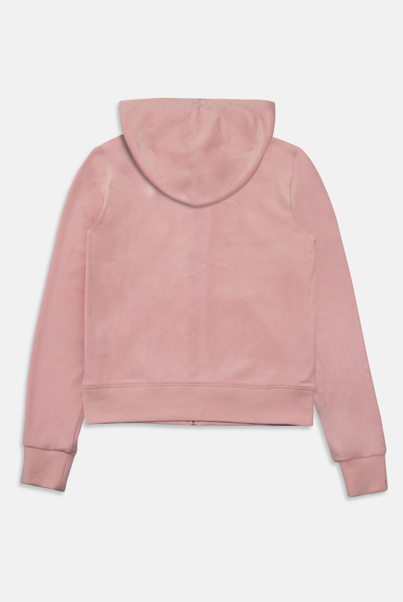 Hoodie "Madison Monogram" I almond blossom