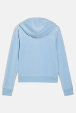 Hoodie "Robertson" I powder blue