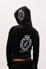 Hoodie "Robyn Crest" I black